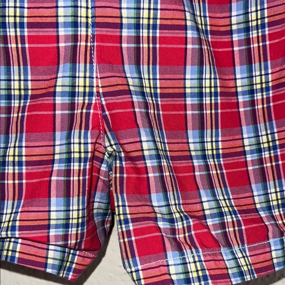 Ralph Lauren Red Plaid Kids One Piece